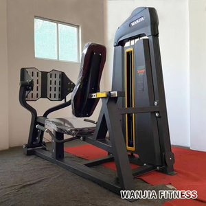 <span class=keywords><strong>Presse</strong></span> à jambes à charge sélectionnée robuste et personnalisable pour l'entraînement musculaire, vente en gros usine à prix compétitif - Product Image 5