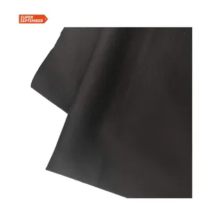 Velours mercerisé de haute qualité 100% coton velours/velours brossé Tricot des deux côtés vêtements à tricoter tissu de chemise extensible