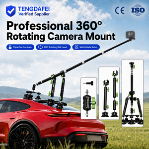 Soporte Profesional Giratorio 360° con Triple Ventosa para Coche y <span class=keywords><strong>Palo</strong></span> Selfie <span class=keywords><strong>Invisible</strong></span> para Insta360 X4 X3 <span class=keywords><strong>GoPro</strong></span> Hero 13 12 Vlogging - Product Image 1