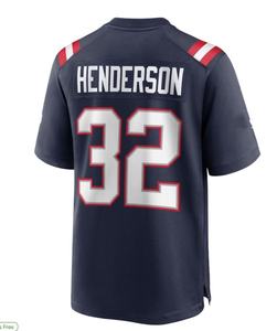 2025新款爱国者高品质美式足球球衣缝制标志刺绣可定制球衣带标志 - Product Image 3