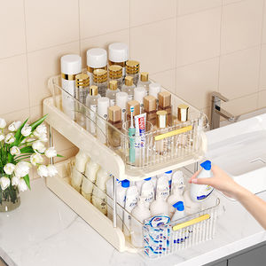 Kitchen Drawer Organizer <b>Under</b> <b>Sink</b> <b>Storage</b> Organizer with Drawer Kitchen <b>Storage</b> Rack Two Layers - Product Image 3