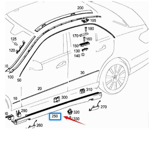 2126980254 la trave inferiore destra è adatta per la classe Mercedes E W212 - Product Image 4