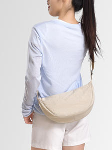 Nouveau sac à dumplings multi-couleurs de style japonais, simplicité urbaine, sac à bandoulière en nylon léger et polyvalent pour femmes, sac à main moyen - Product Image 2