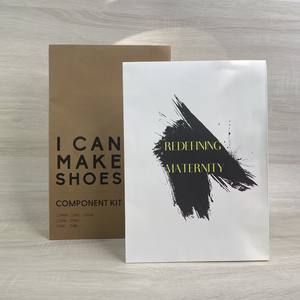 Sacs en papier enveloppe de haute qualité avec ruban, sacs en kraft personnalisés imprimés pour l'emballage de vêtements et de petits produits - Product Image 3