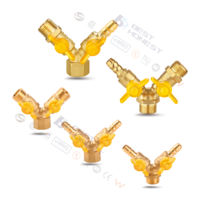 Vanne à gaz à connexion rapide B&H de qualité supérieure HPB59-1 1/2 pouce filetage femelle 2 voies DN8 pour gaz