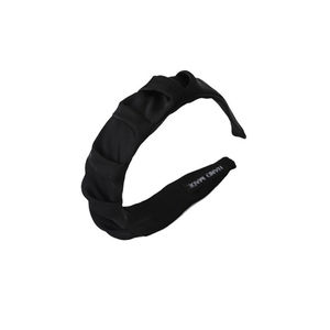 عصابة شعر أنيقة وبأسلوب كوري للنساء بحبل شعر كلاسيكي من النسيج قابل للطي ومموج وربطة شعر واسعة - Product Image 6