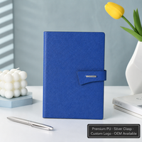 Individuelles Logo PU-Leder A5 Hardcover Organizer/Planer Journal mit 100 Blatt Fadenbindung Großhandel OEM Notizbuch
