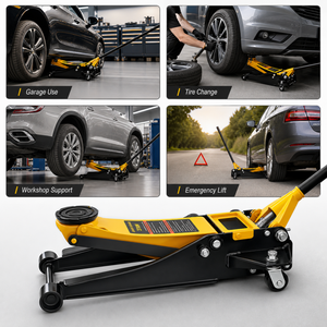 Cric da Pavimento da 3 Tonnellate/Sollevatore Idraulico a Carrello, Cric Basso da Pavimento, Cric da Corsa Robusti in Acciaio da 3 Tonnellate a Carrello per Auto - Product Image 6