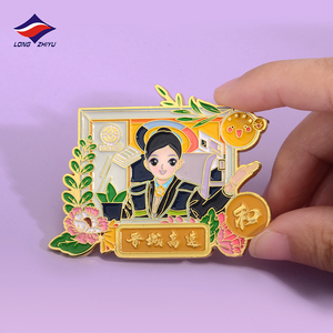 Longzhiyu 18 Năm Anime Pin Các Nhà Sản Xuất Tùy Chỉnh Kim Loại Mềm enmael Phim Hoạt Hình Pin Huy Hiệu Doanh Nghiệp Logo Lưu Niệm Trâm Pin - Product Image 3