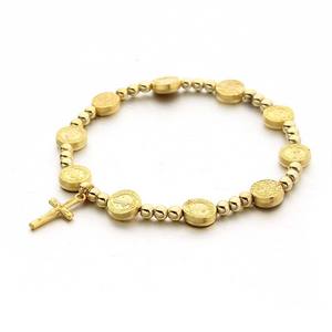 Venta al por mayor Jesús joyería pulsera de cuentas Día de San Valentín regalos dama de honor Regalo boda recuerdo fiesta favores comunión H063 - Product Image 3