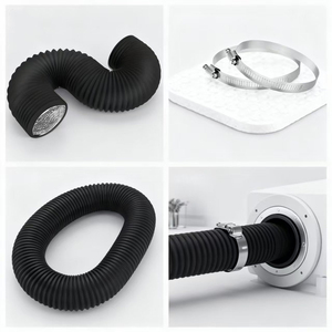 <span class=keywords><strong>Tuyau</strong></span> de ventilation flexible en aluminium de marque Endian, taille personnalisable et garantie d'un an, pour utilisation dans les salles de bain - Product Image 3