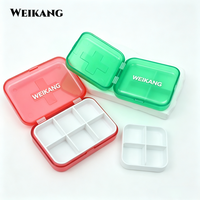 Distributeur de vitamines portable pour pharmacie, organiseur quotidien de comprimés, étuis de rangement hebdomadaire pour médicaments sans BPA