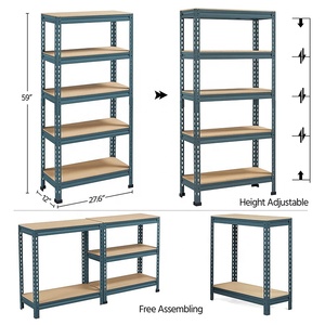 סיטונאי כבד החובה מוסך 5 Tier מדפי אחסון מדפי מתכת מרתף מדפי יחידה אחסון מדפי יחידה - Product Image 6