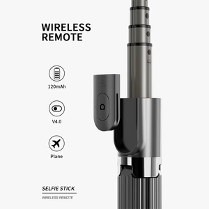 Stabilisateur portable <span class=keywords><strong>L08</strong></span> en aluminium anti-tremblement, trépied perche à <span class=keywords><strong>selfie</strong></span> pliable pour smartphone et vlogging - Product Image 5