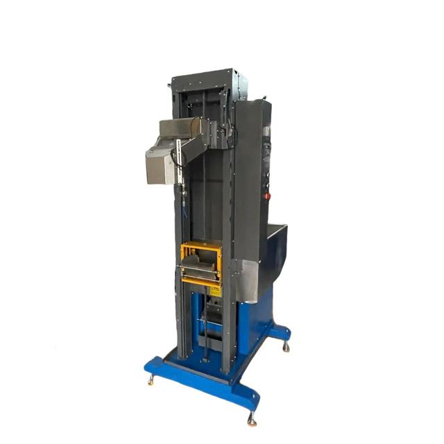 Stainless Steel Vertical Screw Feeder Conveyor for Grain & Bulk Material with Mobile Hopper Automatic Lifting Machine