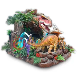 2022 Newest Magnificent Outdoor Attractive Walking T-Rex Dinosaur Parade Float For Amusement Park