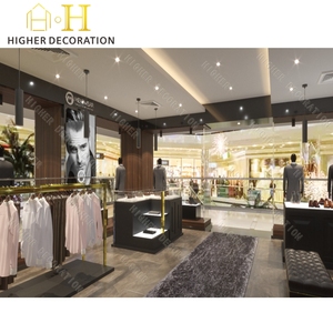 Retail Kledingwinkel Interieur Kleding Display Armaturen Metalen Kleding Winkel Schappen - Product Image 4