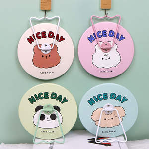 Cute Animal Desktop Stand One-Way Plastic Frame Makeup <strong>Mirror</strong> Portable Wall-Hanging Home <strong>Mirror</strong> - Product Image 2