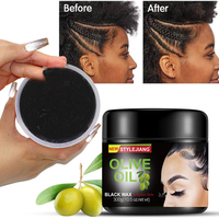 Gel capillaire 2026 pour cire capillaire à l'huile d'olive noire pour usage quotidien Gel cire pour dos
