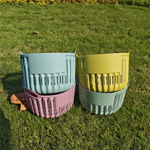 ตะกร้าเก็บของพลาสติก 22.5x16.5 ซม. รูปทรงชามแบบซ้อนได้เพื่อการจัดเก็บที่เป็นระเบียบ - Product Image 2