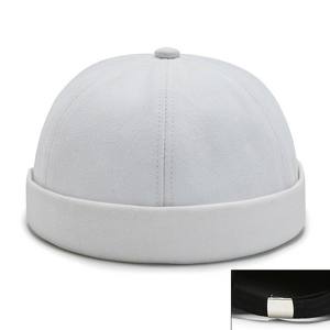 Kadife erkek ve kadın kısa paragraf ev sahibi şapka Retro Brimless denizci kavun şapka özel sonbahar ve kış beyzbol şapkası - Product Image 6