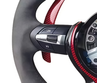 Volant sport en cuir et fibre de carbone personnalisé avec LED pour BMW M3 M4 M5 G20 G80 G82 F30 F32 F90 F10 E39 Style Performance
