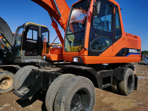 Doosan-Excavadoras de ruedas hidráulicas de segunda mano, de 15 toneladas, de segunda mano, originales, de segunda mano - Product Image 3