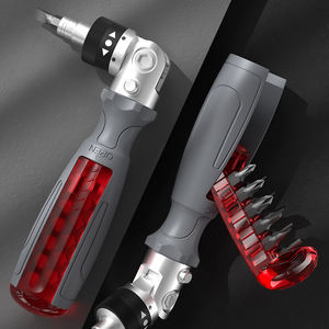 Многоугловая магнитная отвертка-трещотка Glede с высококачественной стальной рукояткой, <span class=keywords><strong>10</strong></span> в 1, набор инструментов для ремонта оборудования, настраиваемый под OEM-заказ - Product Image 4