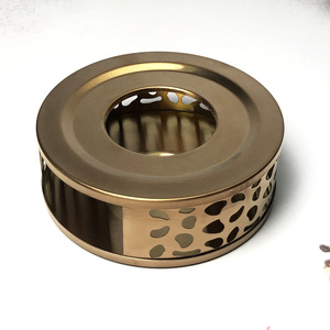 Stainless Steel Tea Warmer Round Flower Tea Heater Hot Tea Stove For Tea Ceremony Accessories - Product Image 3