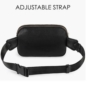 Sac banane en nylon personnalisé avec logo pour homme, idéal pour le voyage, le cyclisme, la course à pied, et les adolescents – Sacoche de taille tendance à porter en bandoulière ou croisée - Product Image 4