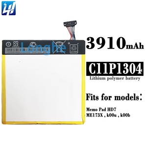 C11P1304แท็บเล็ตแบตเตอรี่สำหรับ <span class=keywords><strong>Asus</strong></span> <span class=keywords><strong>Memo</strong></span> <span class=keywords><strong>Pad</strong></span> HD <span class=keywords><strong>7</strong></span> 3910MAh ME173X K00u K00b - Product Image 6