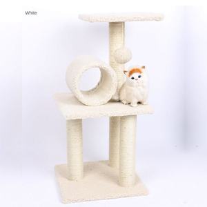 Venta al por mayor directa de fábrica: Árbol rascador para gatos y accesorios para mascotas, nido y estante para gatos en embalaje de cartón. - Product Image 4