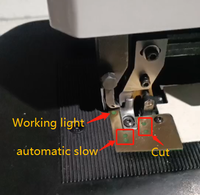 Machine à plier et à coller les bords des chaussures entièrement automatique à ciment thermique 220V