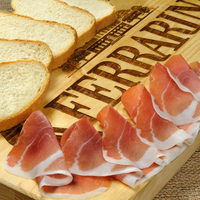 Viande de porc séchée de marque italienne de haute qualité, entièrement pelée et parée avec une longue durée de conservation, emballée sous vide pour une fraîcheur optimale
