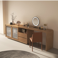 Buffet moderne en bois et brillant, étagère d'angle, bureau, étude d'ordinateur, Table d'écriture, bureau avec étagères de rangement