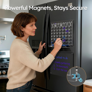 Pizarra Magnética Reutilizable, Impermeable y Duradera, Pizarra Acrílica para Notas, Pizarra Acrílica Reutilizable para Escribir en Casa - Product Image 2