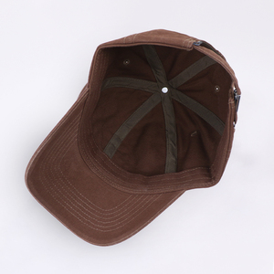 ビンテージカスタム調整可能100% コットン6パネルお父さんキャップ無地洗濯非構造野球帽大人用 - Product Image 3