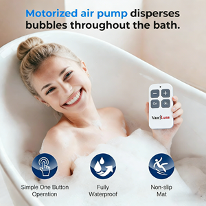 Heim-Spa Sprudelbad-Massagematte mit Luftmassagebeutel, Wasserdicht, Rutschfest, Ganzkörper-Spa-Matte für Entspannung zu Hause - Product Image 3