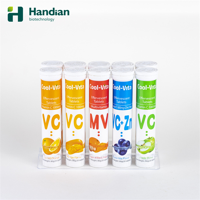 Высококачественные шипучие таблетки с витамином C 1000 Plus для повышения иммунитета