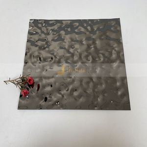 Plaques en acier inoxydable pour décoration intérieure EX114, série 300, plaques ondulées à effet d'eau, épaisseur 3 mm, panneau mural JIS - Product Image 2