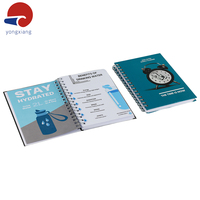 Carnet de notes de luxe à couverture rigide, écologique, design personnalisé, reliure spirale, impression offset, vente en gros