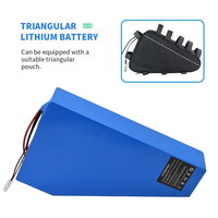 Pin xe đạp điện tam giác 72V, 48V, 52V, 60V, 20AH, 30Ah, 40Ah, 50Ah, pin Lithium-ion cho xe đạp điện, xe đạp leo núi, kèm sạc