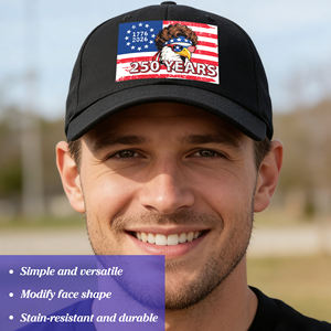 Casquette de baseball brodée Aigle cool, 250e anniversaire des États-Unis 1776-2026, chapeau commémoratif 250 ans pour hommes et femmes - Product Image 5