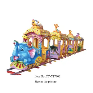 Parque de Atracciones al aire libre comercial, juegos, tren eléctrico sin vías, en venta - Product Image 1