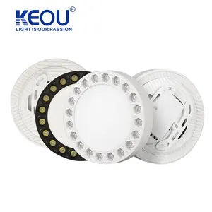 KEOU 24W 36W 48W surface mount black and white ceiling lamp LED spot downlight for indoor