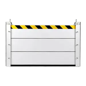Panneau de contrôle de barrière anti-inondation de porte de garage en aluminium