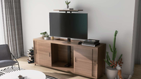 Soporte de TV Giratorio Motorizado Universal con Altura Ajustable, Construcción de Acero, Opción de Montaje en Pared para TV de 42-70 Pulgadas