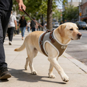 Arnés para Perros Sin Tirones, Ajustable, Acolchado y Suave, Chaleco para Mascotas Sin Estrangulamiento con Mango de Fácil Control para Perros Grandes - Product Image 3