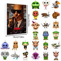 Vente en gros, très demandé : Figurine de jouet Brainrot Blind Box, Boîte mystère, Peluche courte, Pour les 8-13 ans