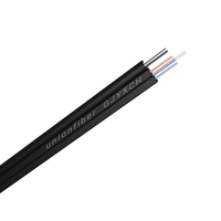 Cable de Fibra Óptica Gjyxch para FTTH, 2 km, 2 Hilos, con Soporte Autoportante